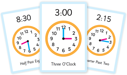 Time flashcards