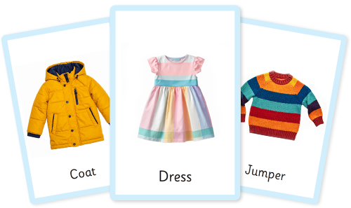 Clothes flashcards