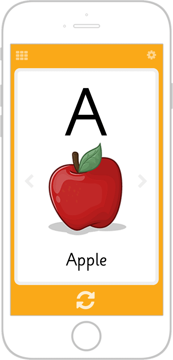 Flashcard app for kids Totcards