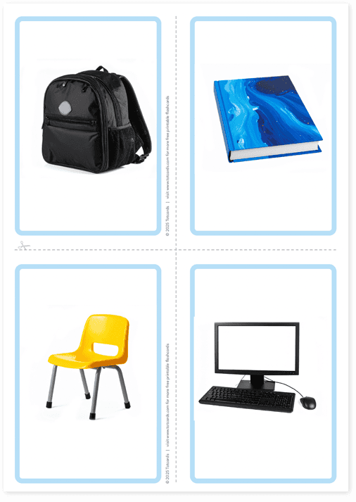 Free School flashcards